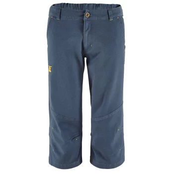 Men'S 3/4 Stretch Climbing Trousers Organic Cotton - Colour Grey - UK 39" / FR 48 By SIMOND | Decathlon