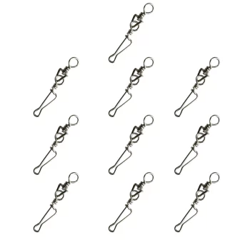Stainless Steel Swivel Clip Rolling Snap - 2 By CAPERLAN | Decathlon